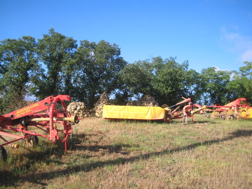 Faneuse, Faucheuse, Andaineur