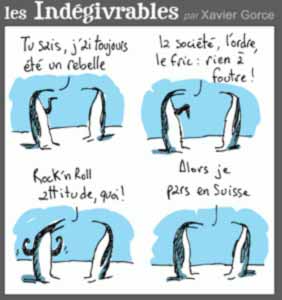 Karukatur aus Le Monde elctronique