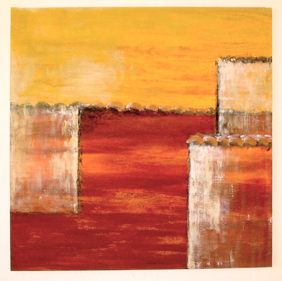 Bild 102, Stephanie Baumann, 100x100cm, auf Leinwand