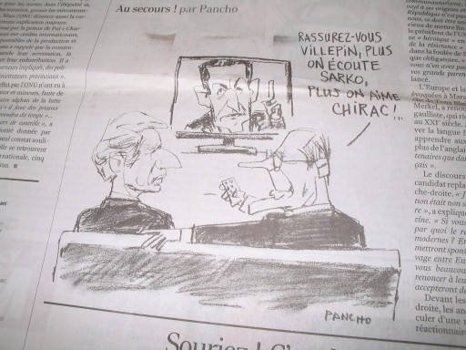 Chirac und deVillepin (Le Monde) Chirac und deVillepin (Le Monde)