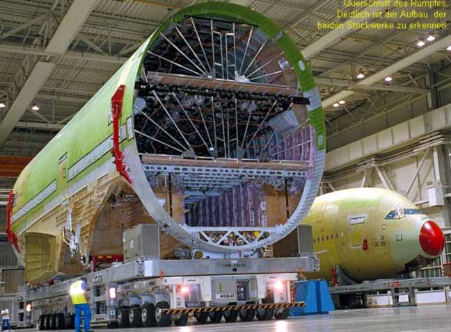 Airbus 380 Montagehalle in Toulouse Airbus 380 Montagehalle in Toulouse