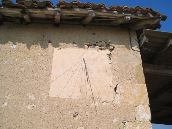 Sonnenuhr, geeicht auf 11. September