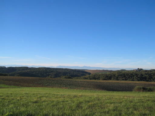 Landschaft von Traversères