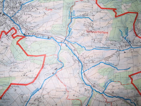 Lyssbach und Zuflüsse