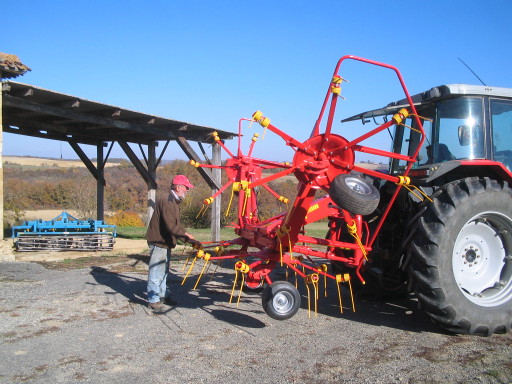 Faneuse montieren Faneuse montieren