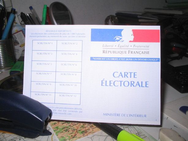 Carte électorale